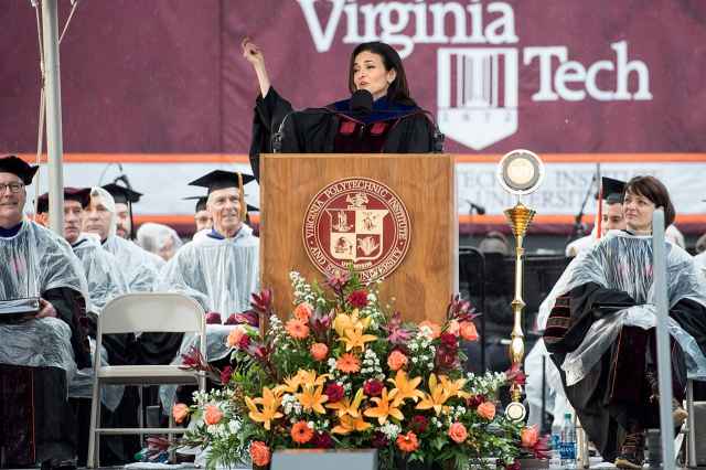 Facebook COO Sheryl Sandberg spoke on resilience and the importance of communities.