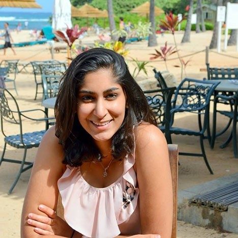 Chaya has been working as a marketing program manager for the U.S. Department of Defense since graduation.