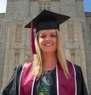 While pursuing a degree in Human Development, Anna began to observe Speech-Language Pathologists at local schools. Her Virginia Tech experience was most shaped by her study abroad opportunities in Lugano, Switzerland and Kenya. While there, she  prepared curriculum, planned, and ran camps for students. After completing a speech pathology graduate program at the University of Virginia, she now works as a speech pathologist at Sentara Healthcare. 