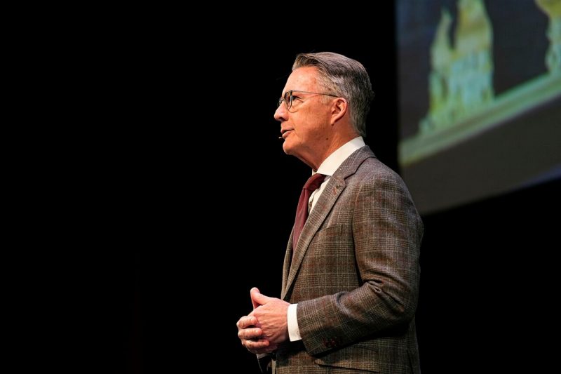 President Tim Sands delivers the 2024 State of the University Address
