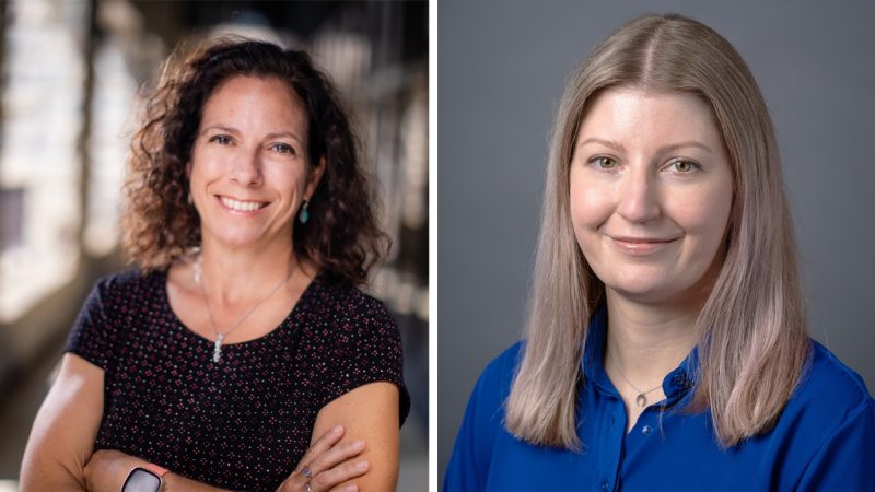 Headshots of Amy Pruden and Kirin Furst